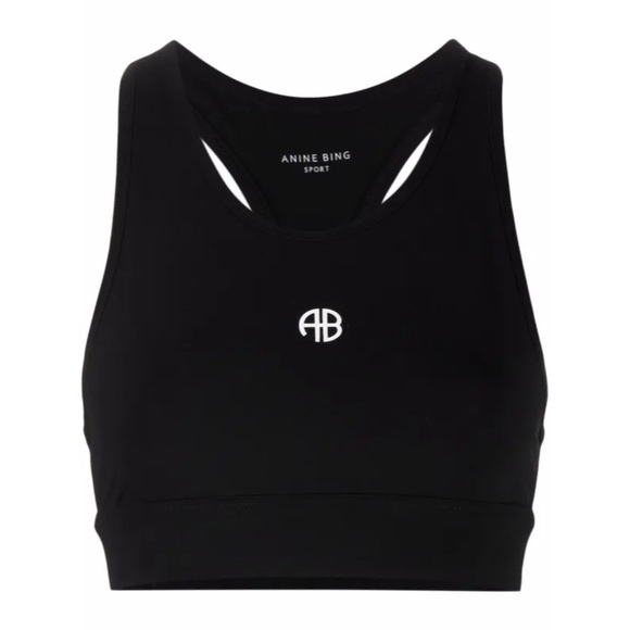 ANINE BING Sport Blair Bra in Black - Picture 2 of 5